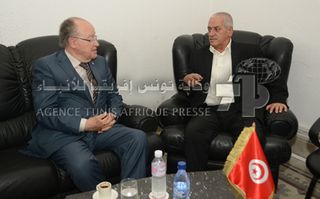 لقاء بين بن جعفر والعباسي حول مبادرة الاتحاد العام التونسي للشغل لحل الأزمة السياسية