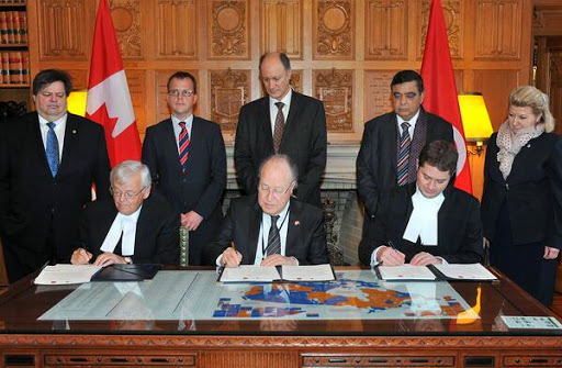 التوقيع على “مذكرة اتفاق” تعاون بين المجلس الوطني التأسيسي ومجلس الشيوخ الكندي
