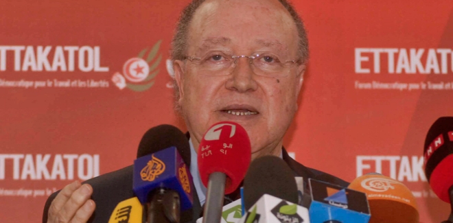 مصطفى بن جعفر: دعوة عدد من الأطراف السياسية في تونس إلى حل المجلس الوطني التأسيسي أمر غريب وخطير