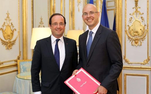 Adel Fekih, nouvel Ambassadeur de Tunisie à Paris remet ses lettres de créances à François Hollande